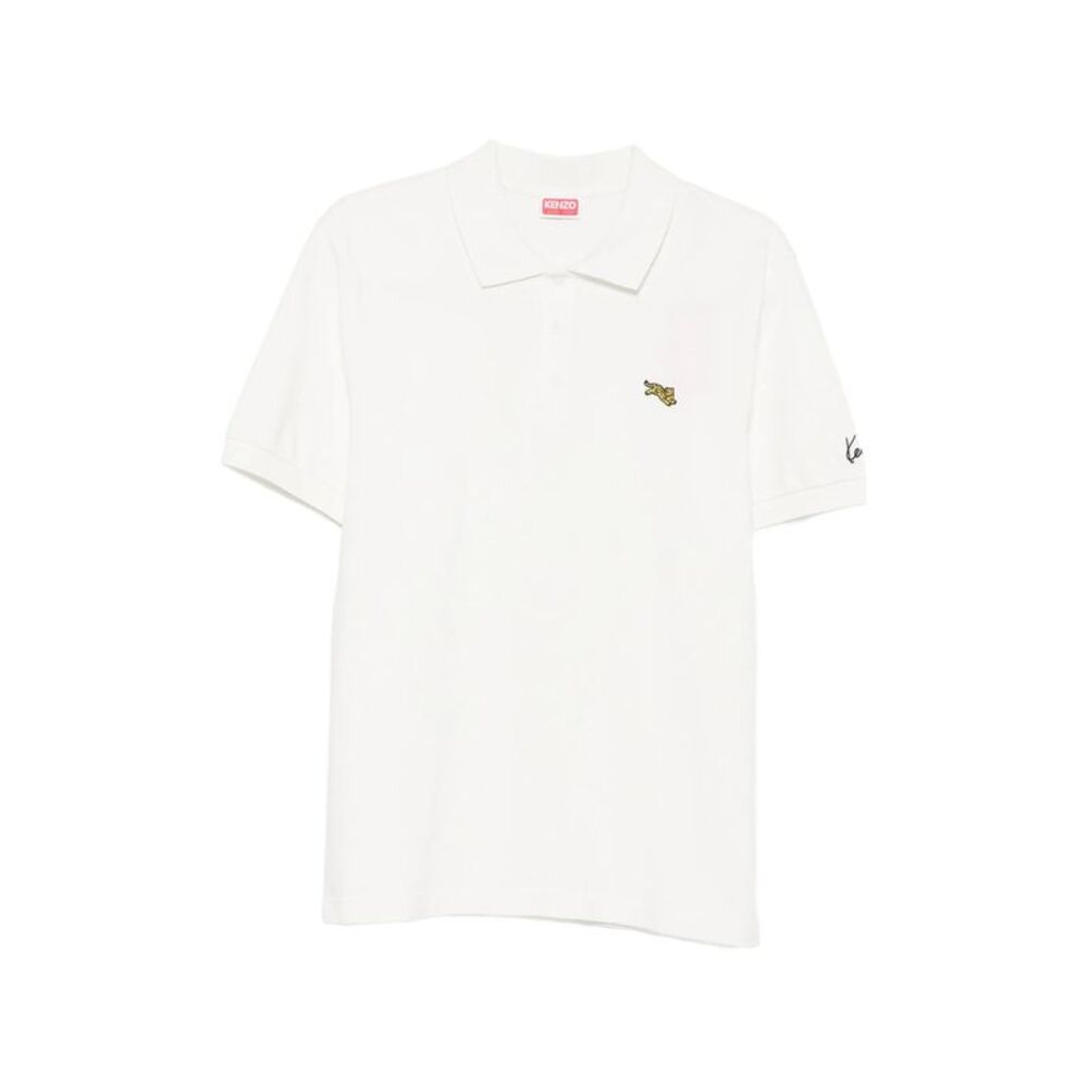 Kenzo White Polo Shirts Men